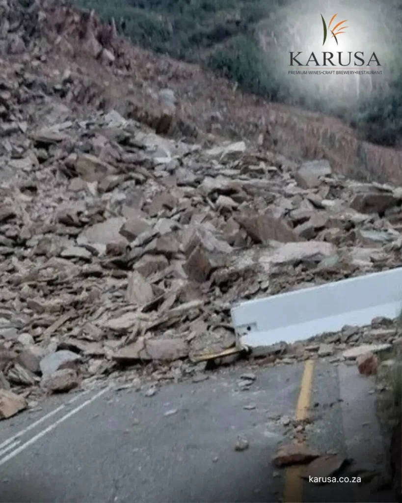 Karusa Blog - R328 Closure - BUT we are open!